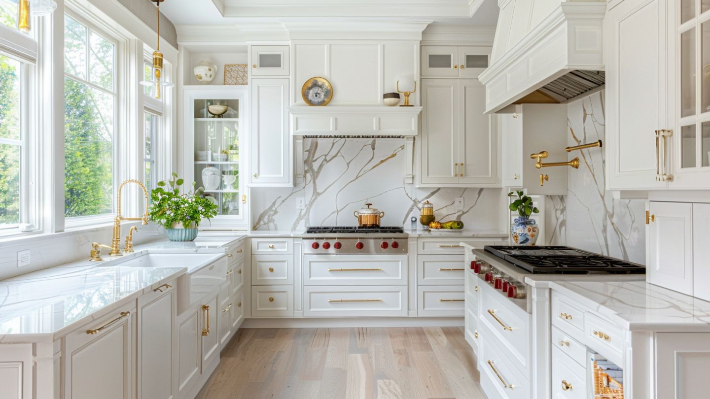 High-end cabinet painting and refacing service by kitchen remodeling in Tampa Bay specialists